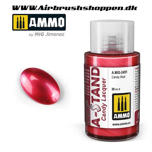 A.MIG 2451 Candy Red   A-Stand paint 30 ml
